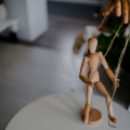 Foto ein Marionette